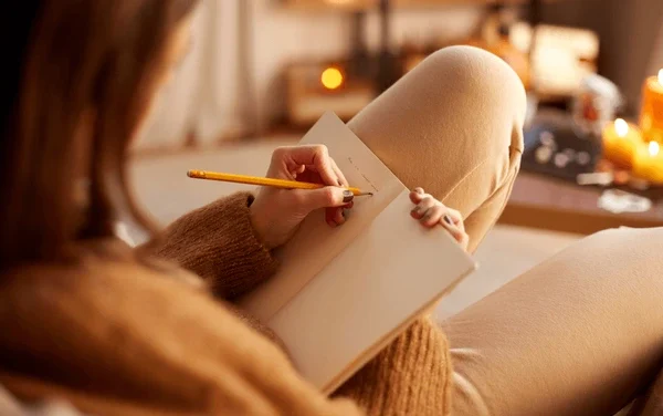 Journaling woman