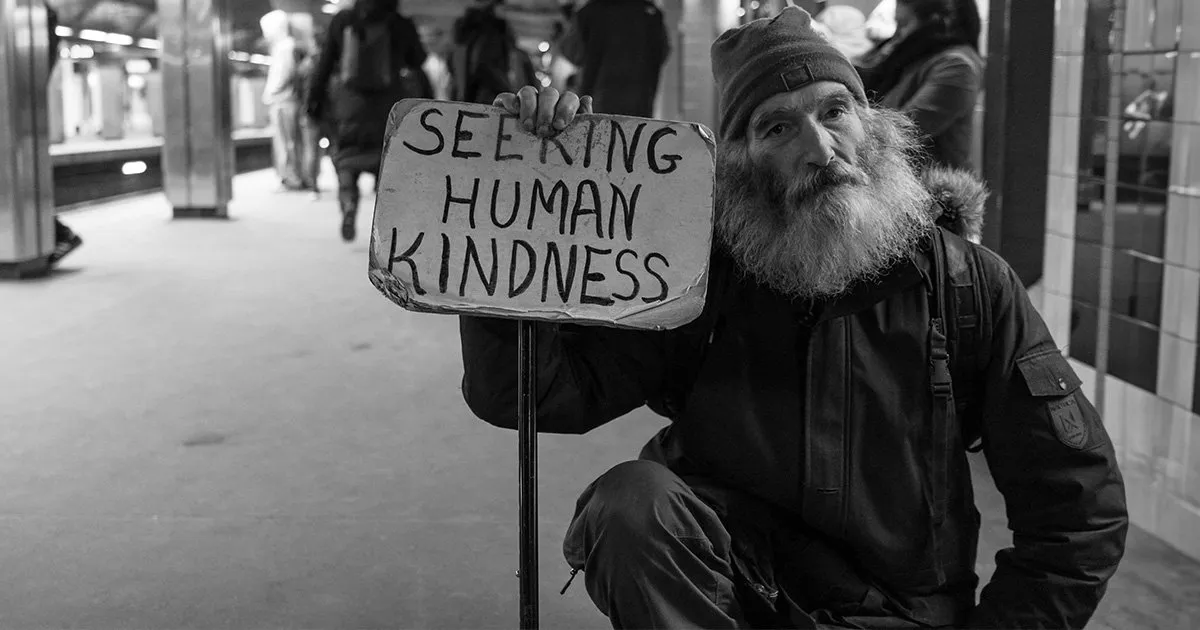 seeking human kindness
