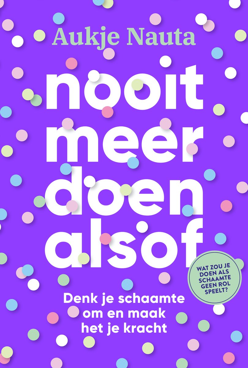 nooit meer doen alsof aukje nauta